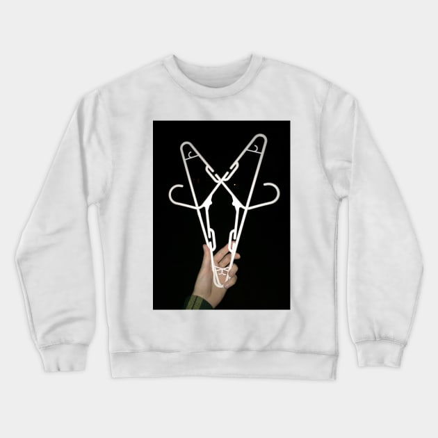 Hanger Pentagram Crewneck Sweatshirt by GOLGORR